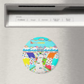 シーアイルシティNJラウンドマグネット マグネット (インサイチュ (食洗機))