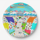 シーアイルプロムナードラウンド紙プレート ペーパープレート (正面)