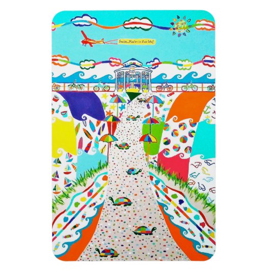 シーアイルプロムナード4 x 6フレキシブルマグネット マグネット (縦)