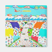 シーアイルプロムネードスクエアマグネット マグネット (正面)