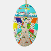 シーアイルプロメナードオーバルオーナメント セラミックオーナメント (右)