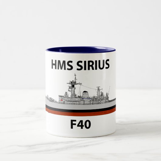 シーアカットHMS Sirius ツートーンマグカップ (中央)