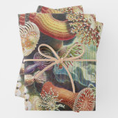 シーアネモネス、アクチニア·シーアネモネン·アーンスト·ヘッケル ラッピングペーパーシート (インサイチュ)