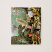 シーアネモネス、ヴィンテージ海洋生物海動物 ジグソーパズル (縦)