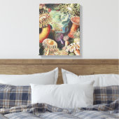 シーアネモネス、Actiniae Seeanemonen Ernst Haeckel キャンバスプリント (インサイチュ (寝室))