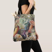 シーアネモネス、Actiniae Seeanemonen Ernst Haeckel トートバッグ (クローズアップ)