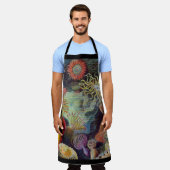 シーアネモネ科学自然海 エプロン (着用した状態)