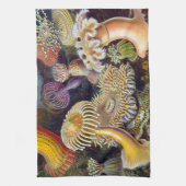 シーアネモネ科学自然海 キッチンタオル (縦)