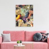 シーアネモネ科学自然海 キャンバスプリント (インサイチュ (リビング))