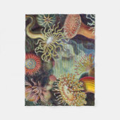 シーアネモネ科学自然海 フリースブランケット (正面)