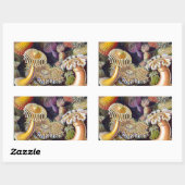 シーアネモネ科学自然海 長方形シール (シート)