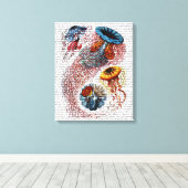 シーアネモン キャンバスプリント (インサイチュ (ウッドフロア))