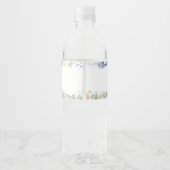 シーアンダー海アニマルズボーイ誕生日 ペットボトルラベル (裏面)