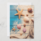 シーアンダー海動物誕生日 招待状 (裏面)