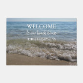 シーアンドサンドビーチウェーブズビーチハウス ドアマット (正面)