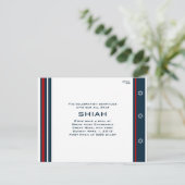 シーア披露宴 招待状 (スタンド正面)