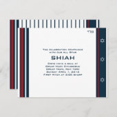 シーア披露宴 招待状 (正面/裏面)