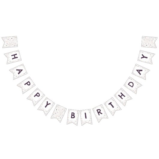 シーア紙吹雪水色ドット束フラグ バンティングフラッグ (全)