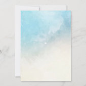 シーウェディング サマーブルーオーシャンビーチウェディング セーブザデート (裏面)