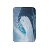 シーウェーブウォーターサマービーチ写真 バスマット (正面縦)