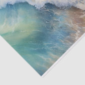 シーウェーブウォーター色のビーチデコページ 薄葉紙 (詳細)