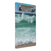シーウェーブシースケープビーチシーサイドトレンディーテンプレート ミニクリップボード (アングル)