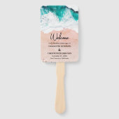 シーウェーブズ&サンドビーチ結婚式 ハンドファン (正面)