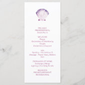 シーウォーターお洒落カラービーチ結婚式 プログラム (正面)