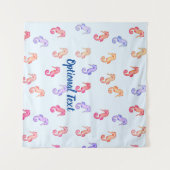 シーウマカラフルス模様タペストリー タペストリー (正面(横))