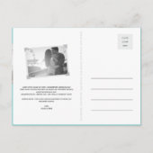 シーウマキスをするーズ愛ハートビーチ保存日付 案内ポストカード (裏面)