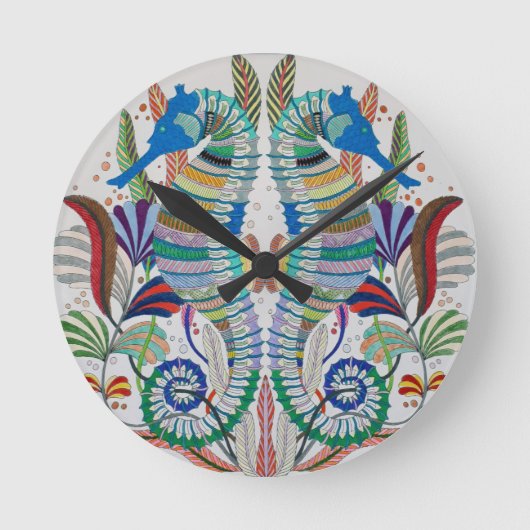 シーウマス・アクリル・ウォール・クロック ラウンド壁時計 (正面)