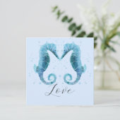 シーウマビーチ水彩バレンタインデー シーズンカード (スタンド正面)