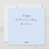 シーウマビーチ水彩バレンタインデー シーズンカード (裏面)