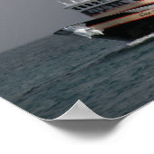 シーウルフ、魚釣りトラウラーinオランダハーバーAK ポスター (角)