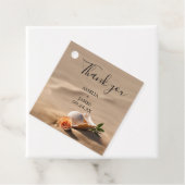 シーエレガントウェーブズサンドビーチ結婚式 フェイバータグ (インサイチュ)