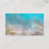 シーエレガントシェルブルービーチ友人を参照 紹介カード (裏面)