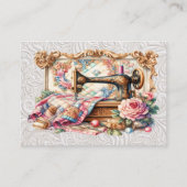 シーエレガントストレス裁縫 名刺 (正面)