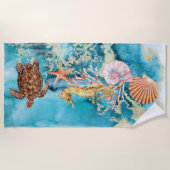 シーエレガントライフ海ビーチ ビーチタオル (正面)