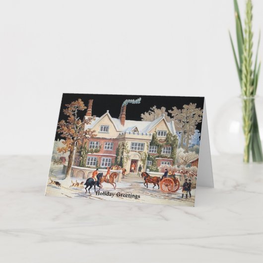 シーエレガントンハウスホーズグリーティングカード シーズンカード (正面)