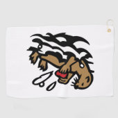 シーオッタゴルフタオル ゴルフタオル (横)