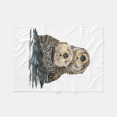 シーオッターウィズアップフリースブランケット フリースブランケット (正面(横))