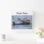 シーオッタークロック スクエア壁時計 (ホーム)