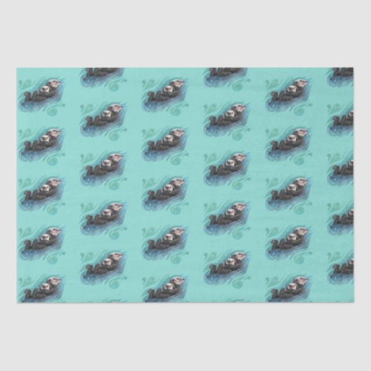 シーオッターティッシュペーパー 薄葉紙 (正面)