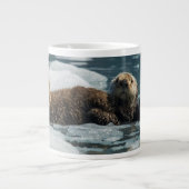 シーオッターファミリー ジャンボコーヒーマグカップ (正面)