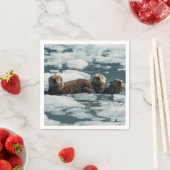 シーオッターファミリー スタンダードカクテルナプキン (インサイチュ)