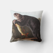 シーオッター(エンヒドラマリーナ)イラストレーション クッション (裏面)