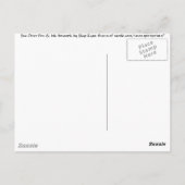 シーオッター&ベビー(ハイダスタイル)ポストカード ポストカード (裏面)