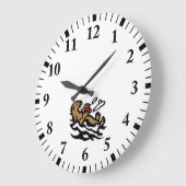 シーオッター ラージ壁時計 (傾斜)