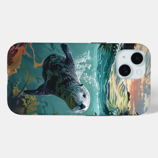 シーオッター Case-Mate iPhoneケース (裏面 (横))