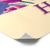 シーオブチューリップ – ヴィンテージオランダ ポスター (角)